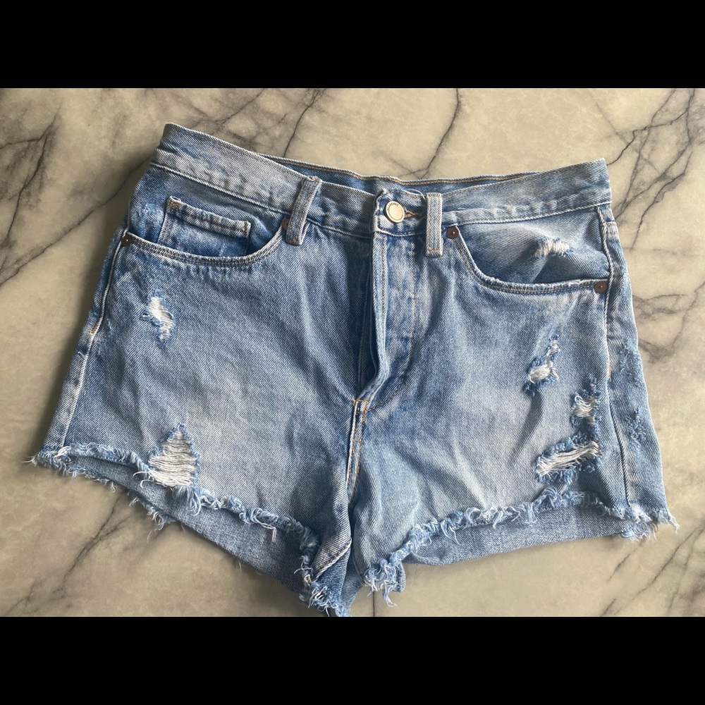 Blank jean shorts!